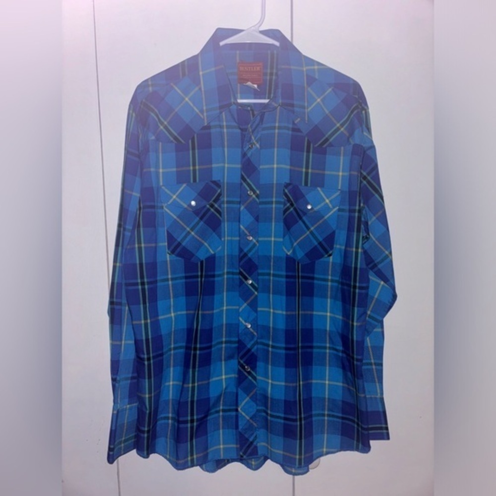 Vintage Rustler pearl snap button up